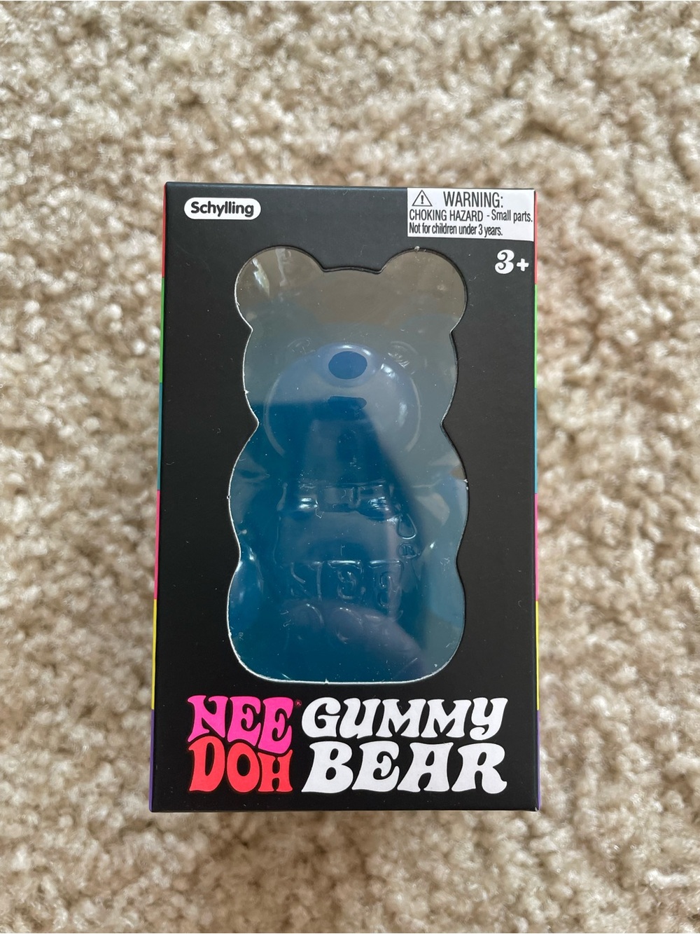Schylling NeeDoh Blue Gummy Bear Blue